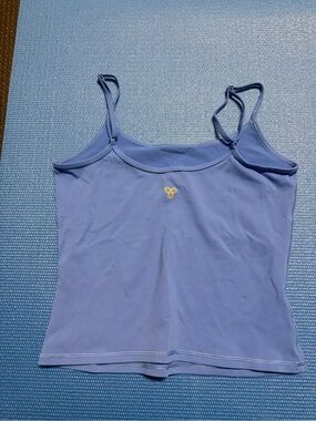 Aritzia Lavender Spaghetti Strap Camisole with Gold Logo